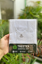 Men Sleeveless Essential Vest (Pack of 1) - White